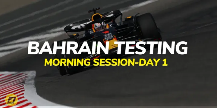 Bahrain F1 Testing 2023 - Day 1 (Morning times)