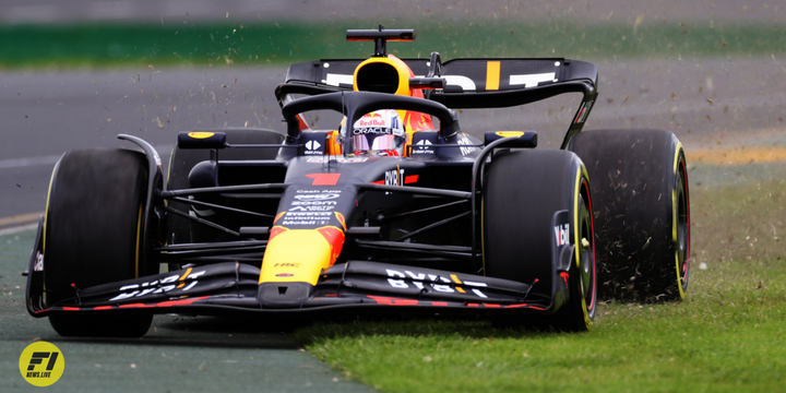 Max Verstappen during the 2st free practice in the Australian Grand Prix-Red Bull Content Pool 