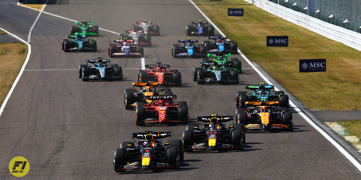 Start of the 2024 Japanese Grand Prix-Red Bull Content Pool